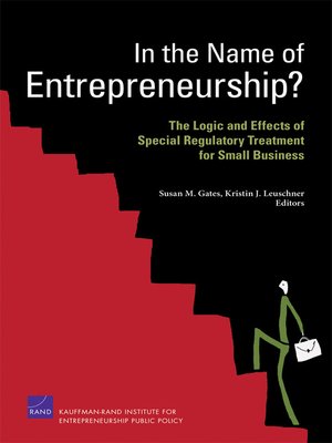 cover image of In the Name of Entrepreneurship?